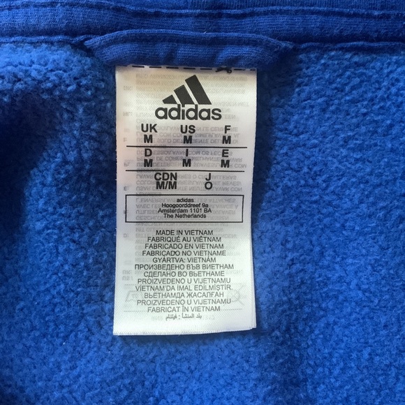Adidas zip up hoodie sweatshirt - Picture 3 of 4